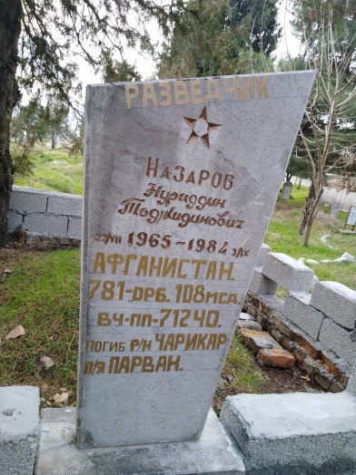 Назаров
                      Нурудин Таджидинович