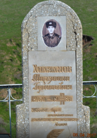 Ходжамов
                      Мирзоали Гулямович