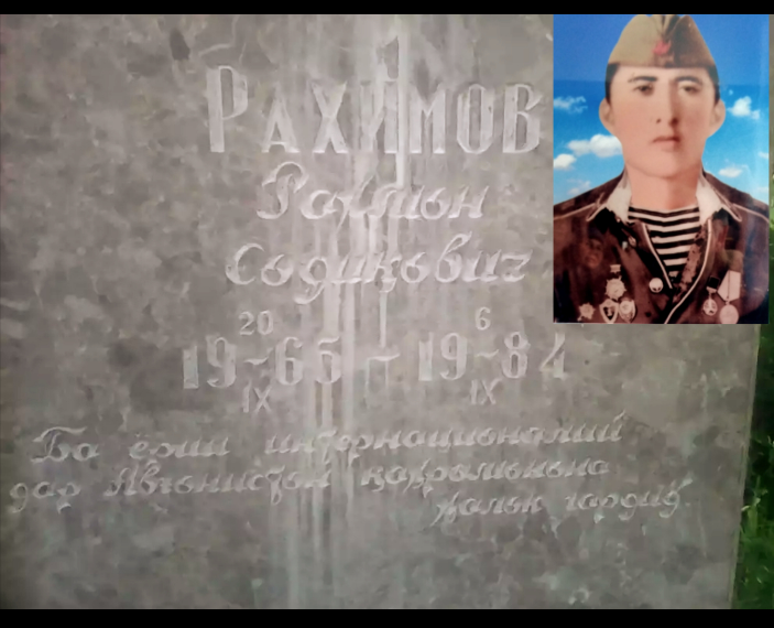 Рахимов
                      Рахмон Содикович