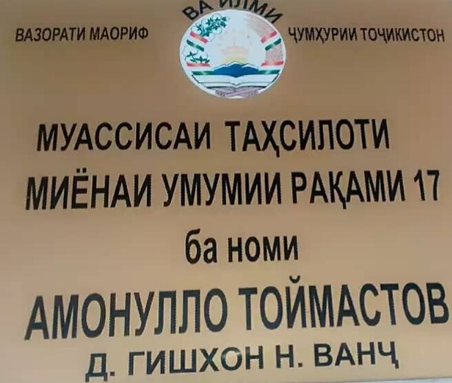 ТОЙМАСТОВ Амонулло Махсумович