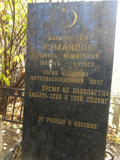 ИЗМАЙЛОВ
                      Рамиль Хамитович