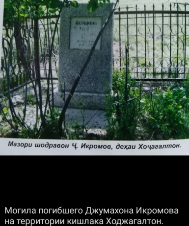 ИКРОМОВ Джумахон