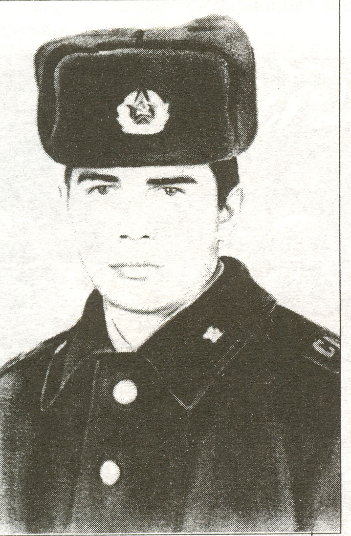 Памяти павших в
                      Афганской войне