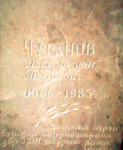 Чутанов
                      Абдурахман Тажиевич